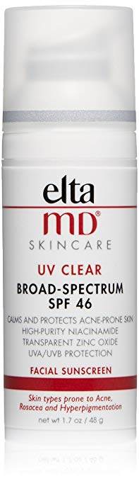 EltaMD UV Clear Facial Sunscreen Broad-Spectrum SPF 46 for Sensitive or Acne-Prone Skin