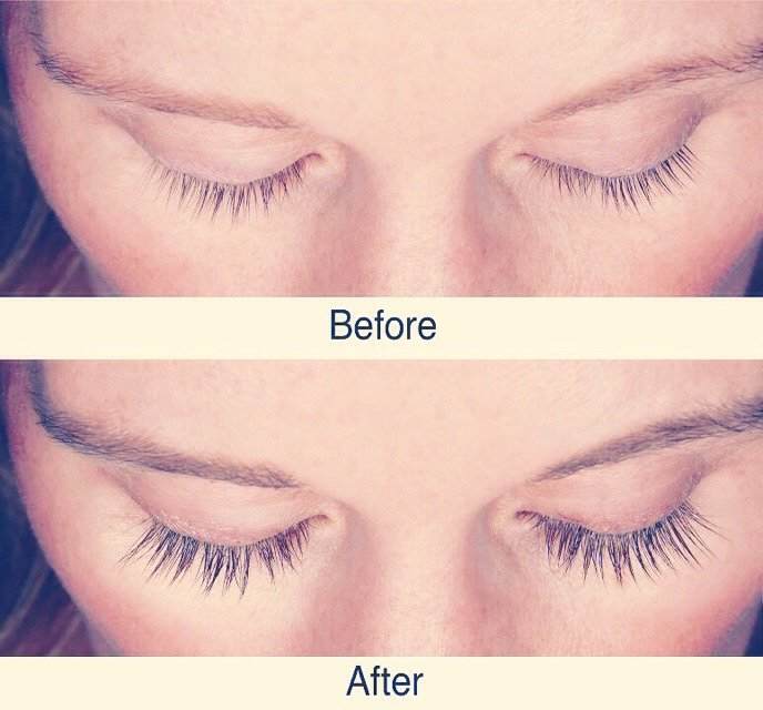 vaseline eyelashes before and after