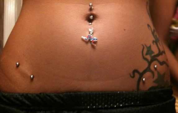 hip piercing pictures