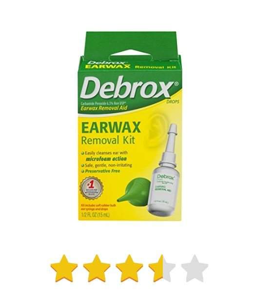 Debrox earwax removal kit