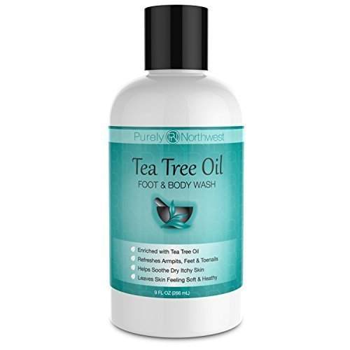 Antifungal Tea Tree Oil Body Wash, Helps Athletes Foot, Ringworm